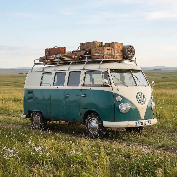 AI scene after background replacement